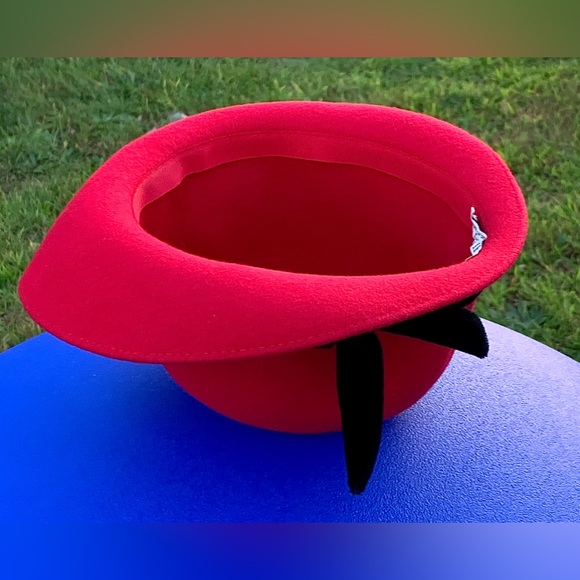 1980s Vintage LAURA ASHLEY 100% Wool Raspberry Women’s Hat - Picture 16 of 16